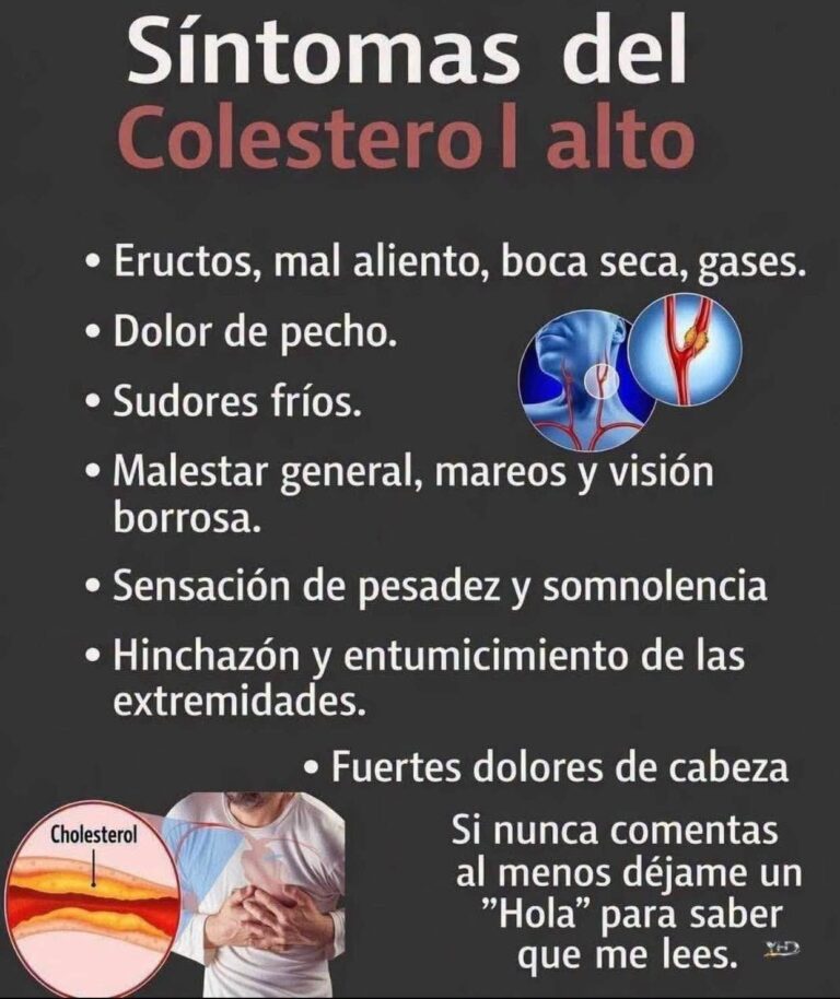 Síntomas que podrían estar relacionados con el colesterol alto y cuándo prestarles atención